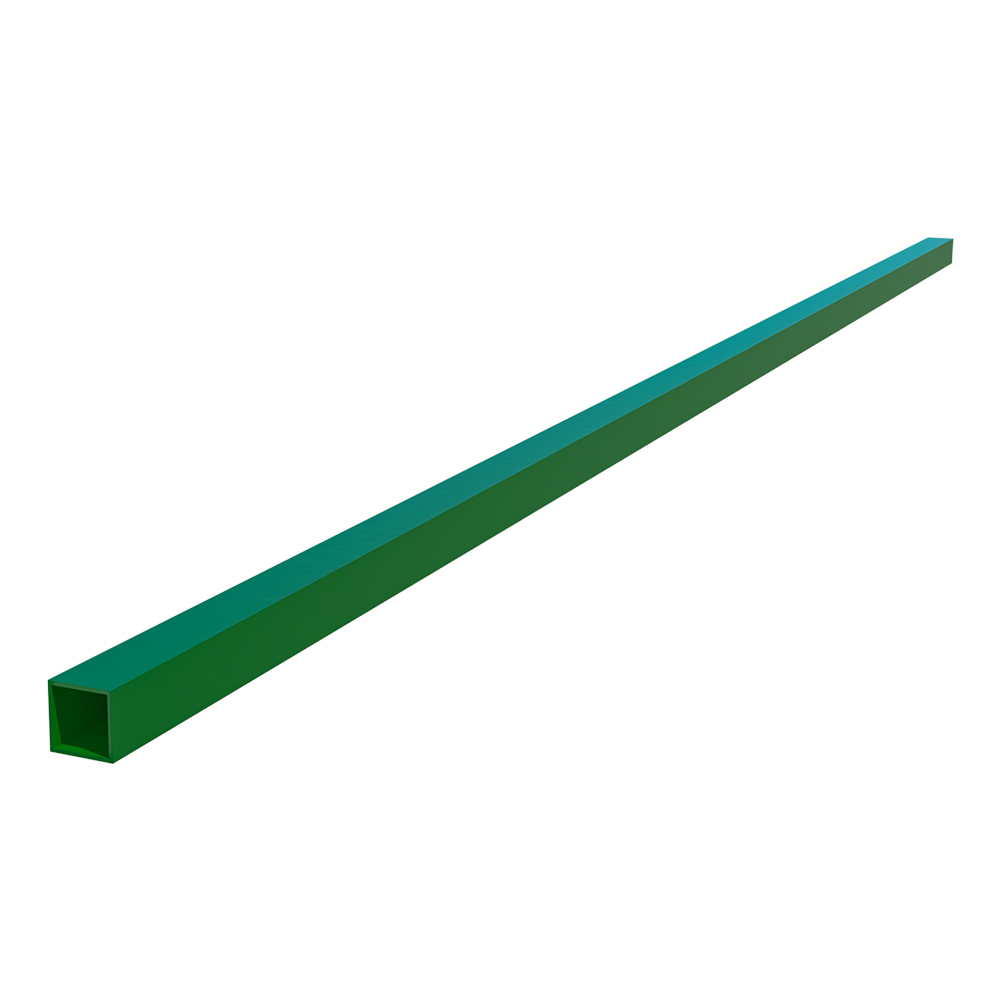 Столб для забора 50х50х1,5 мм 3 м зеленый RAL 6005 столб для забора 62х55х1 4 мм 3 м 4 отверстия зеленый ral 6005