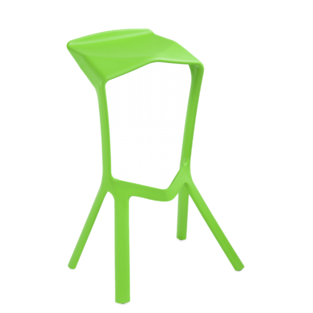 Стул барный Mega зеленый (15699) mega grey барный стул серый пластик
