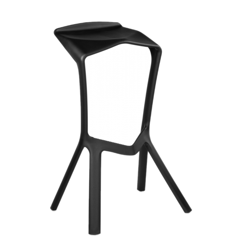 Стул барный Mega черный (15700) mega black барный стул черный пластик