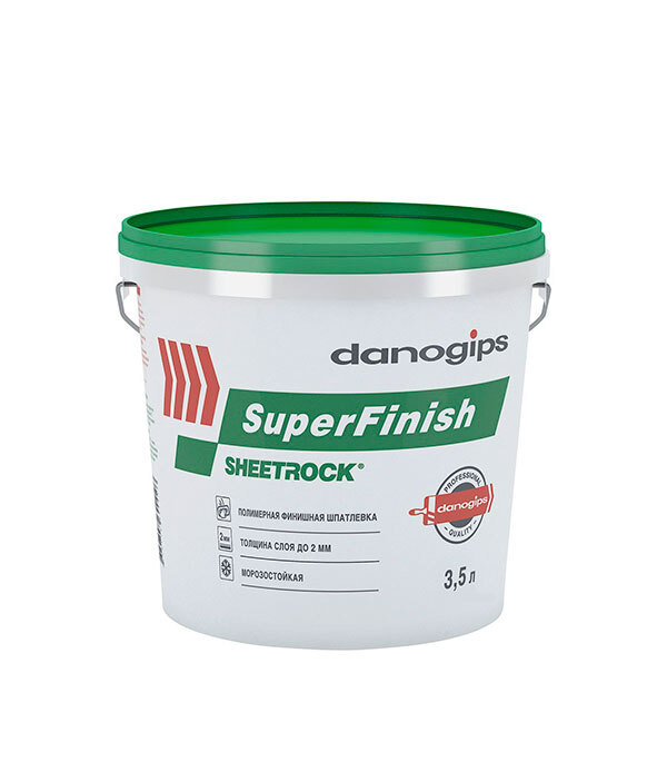 Шпаклевка Danogips (Sheetrock) универсальная 3.5 л — купить в Санкт ...