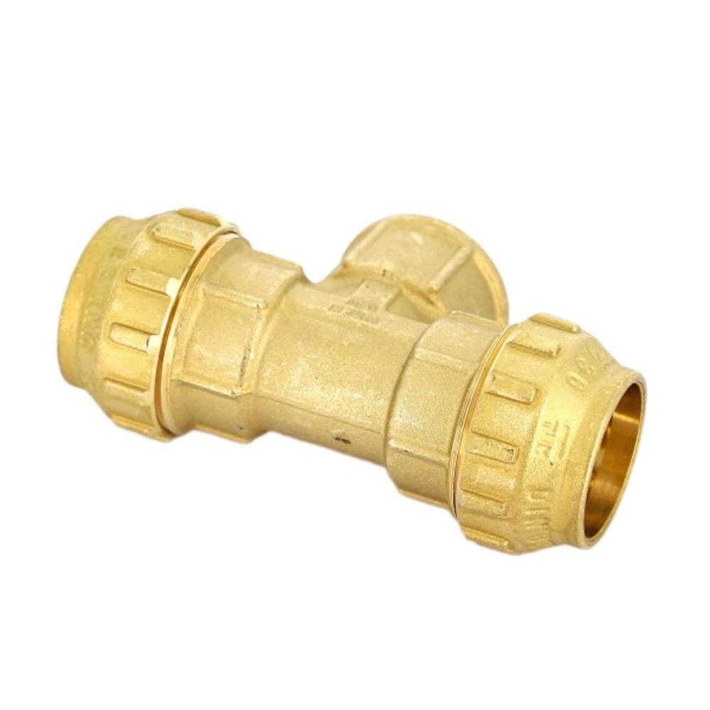 

Тройник ПНД Tiemme компрессионный переходной 50х50х1 1/2 ВР(г) латунь