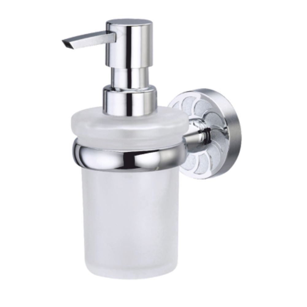 Дозатор для мыла WasserKraft Isen с держателем стекло матовый/металл хром (K-4099) smesitel dlya rakoviny isen 2603