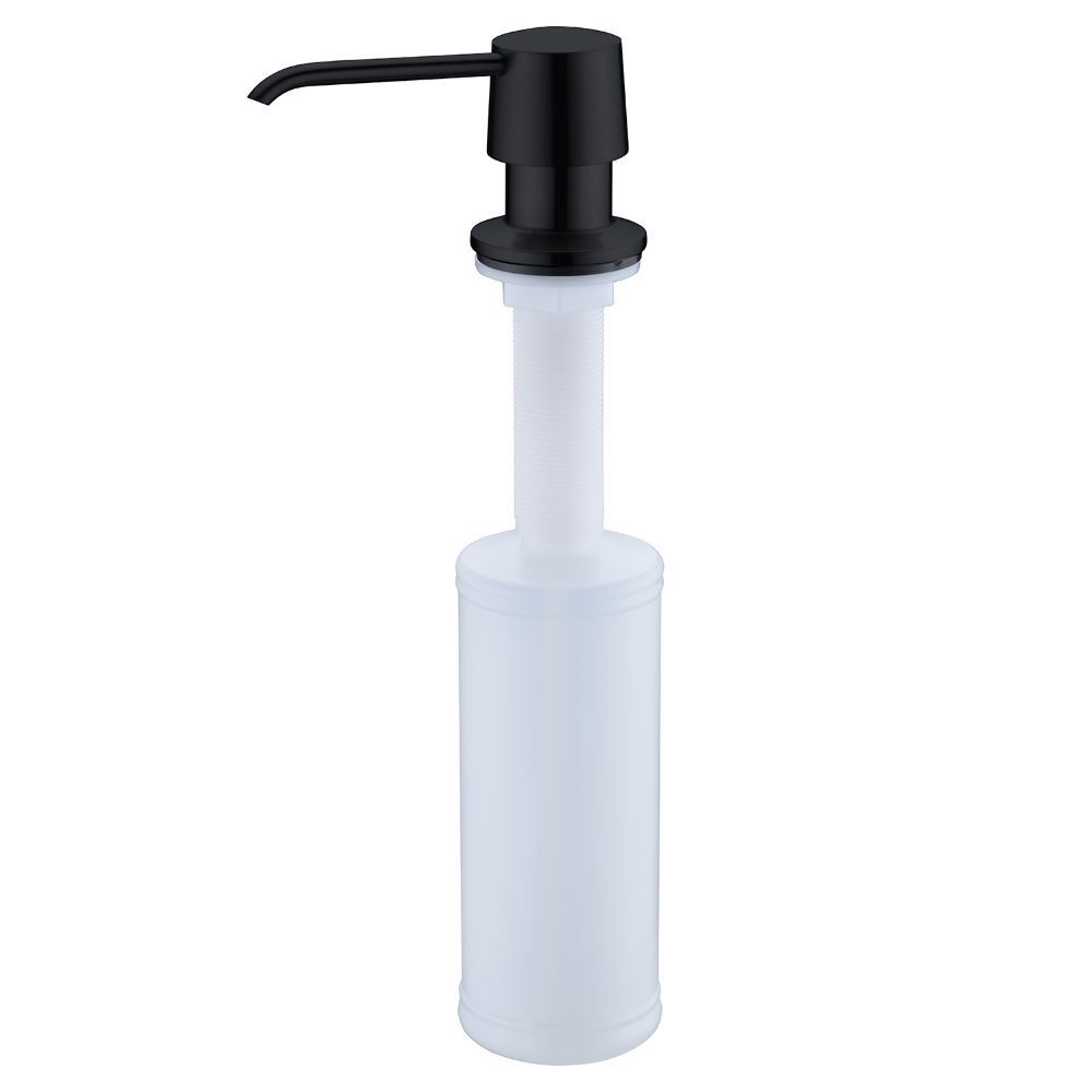 Дозатор для мыла WasserKraft встраиваемый пластик черный (K-1799) дозатор для жидкого мыла lopau k 3399