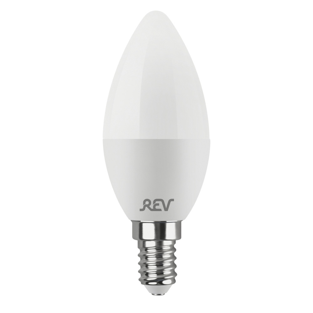 

Лампа светодиодная Rev E14 2700К 9 Вт 180-240 В свеча матовая