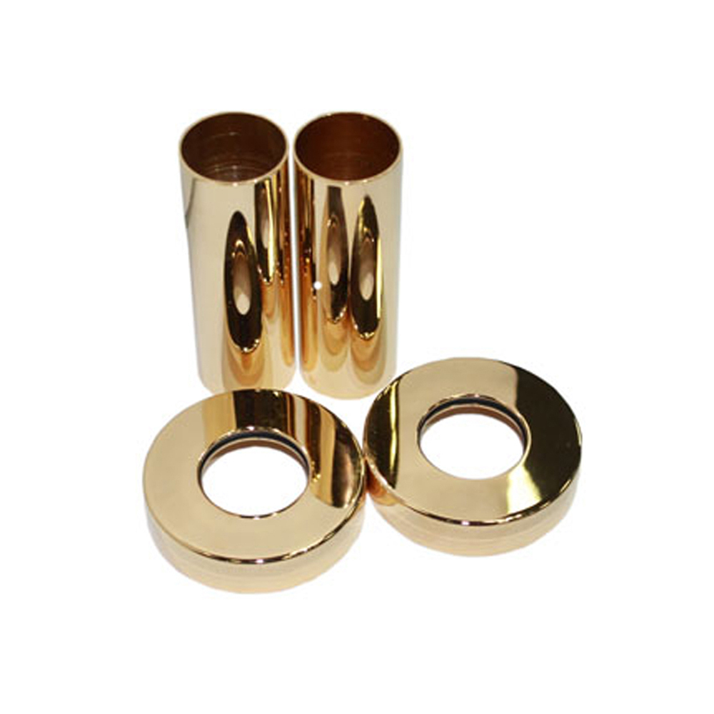 Трубки SR Rubinetterie (0491-1500D070) декоративные 18-20 мм для радиатора золото 2 10 20 шт зажимы для аккумуляторов диаметром 70 мм