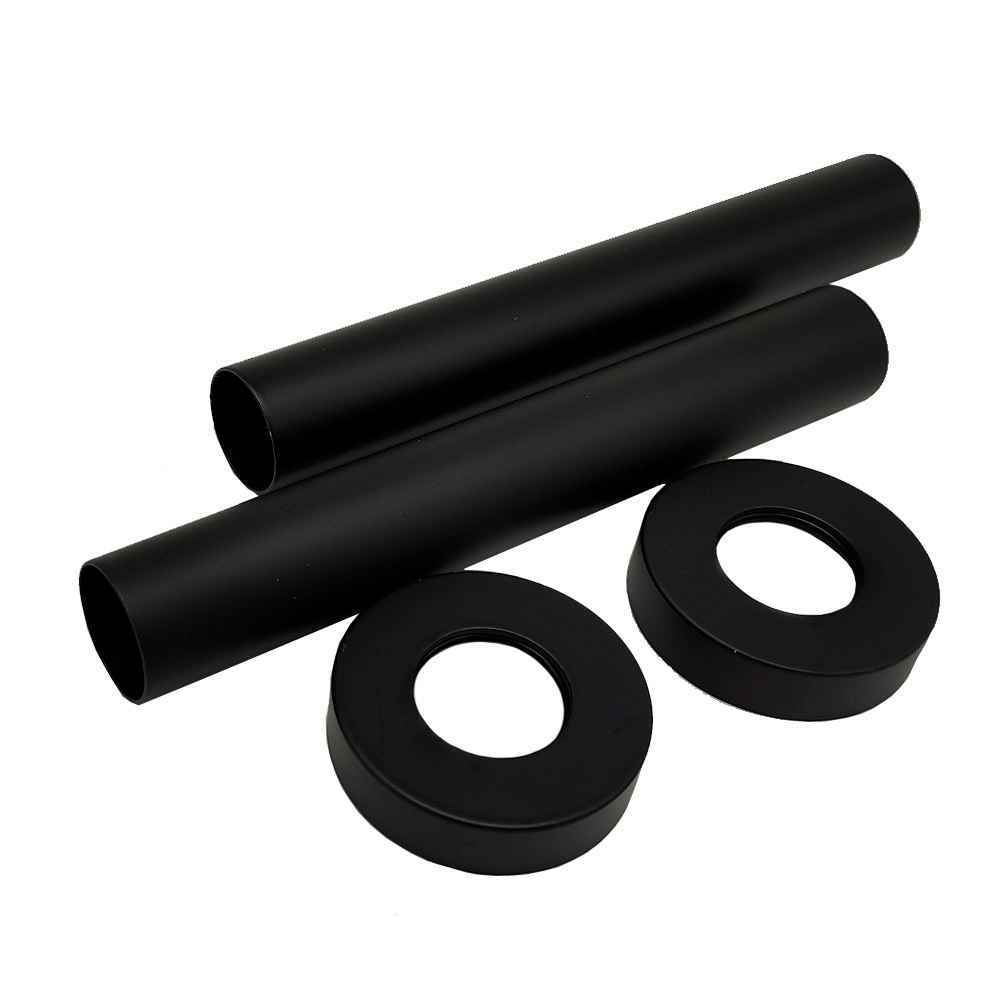 Трубки SR Rubinetterie (0491-1500V16S) декоративные 18-20 мм для радиатора черные матовые 100 шт пластиковые переплетные кольца с анимационным рисунком 24 мм 28 мм 35 мм