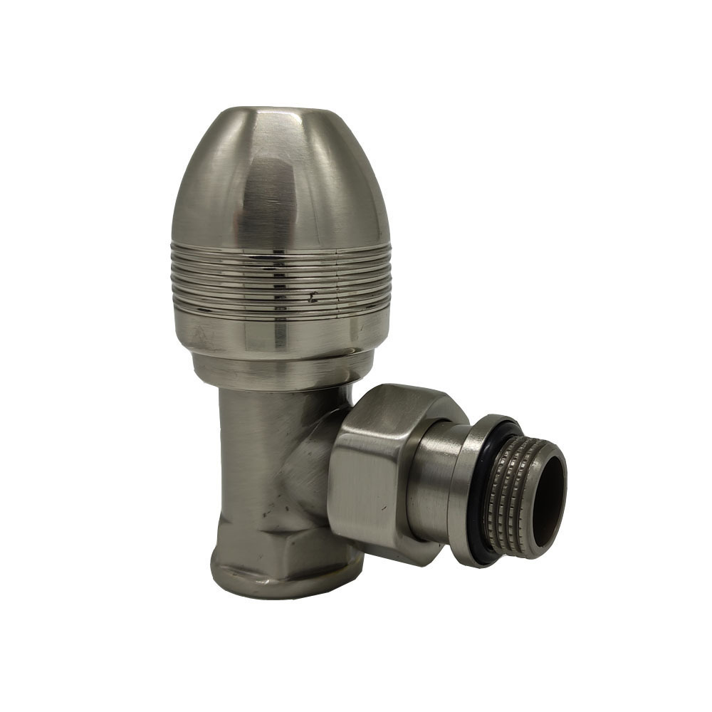 Клапан (вентиль) термостатический угловой SR Rubinetterie Ovus (0435-1500NS00) 1/2 ВР(г) х 1/2 НР(ш) для радиатора никель danfoss термостатический элемент термоголовка rtrw 013g7082