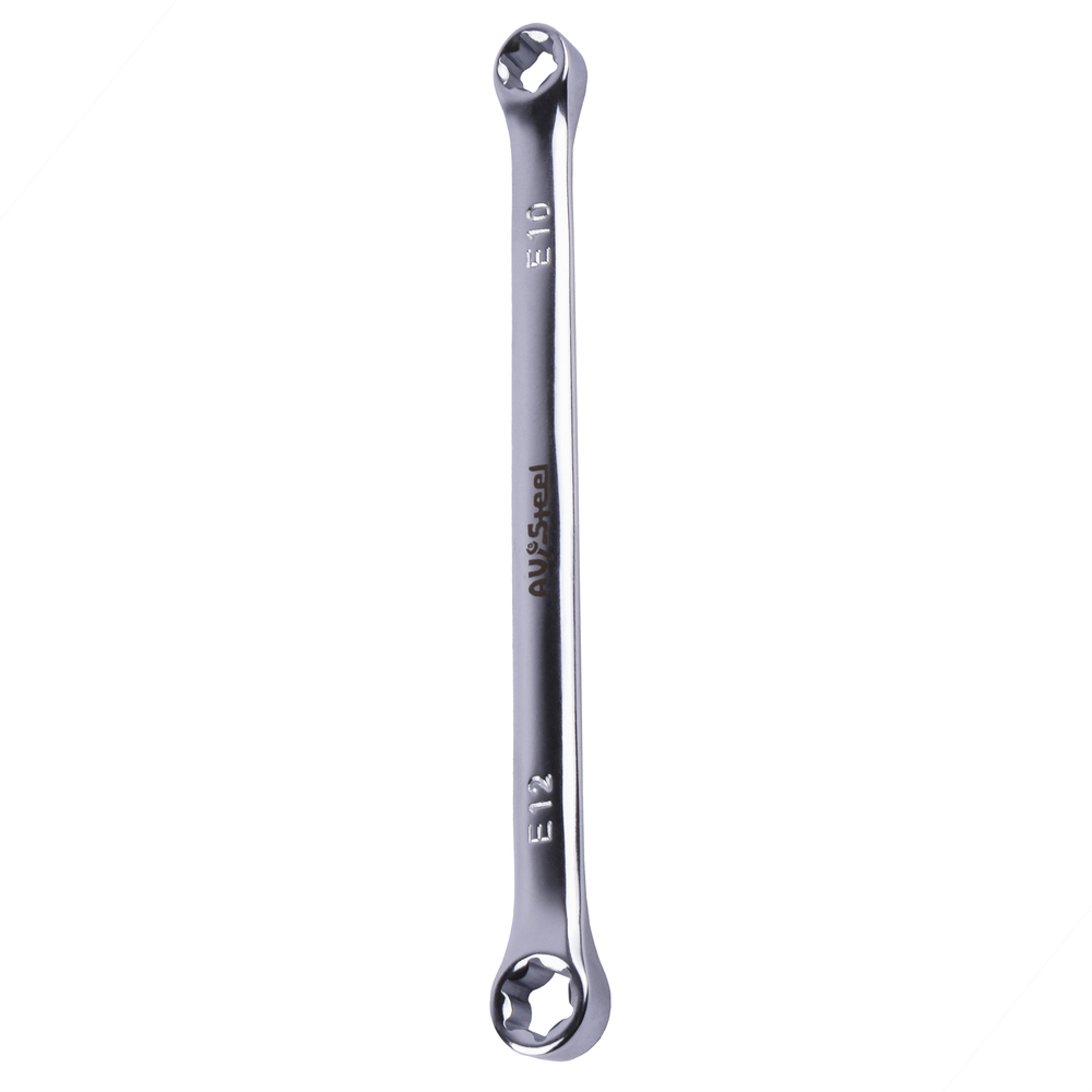 Ключ накидной двухсторонний AV Steel Е10-Е12 ключ накидной ударный односторонний 46мм av steel