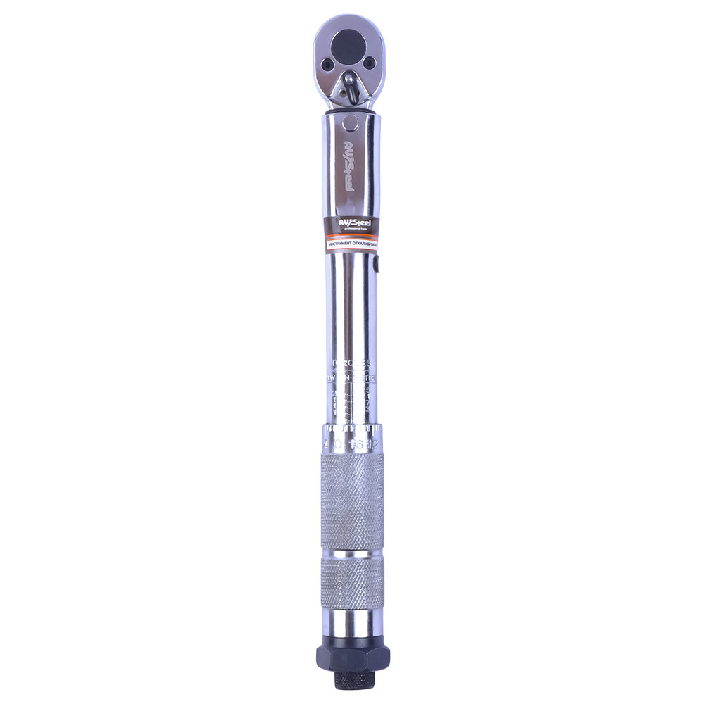 Ключ динамометрический AV Steel 1/4 5-25 Нм с реверсом