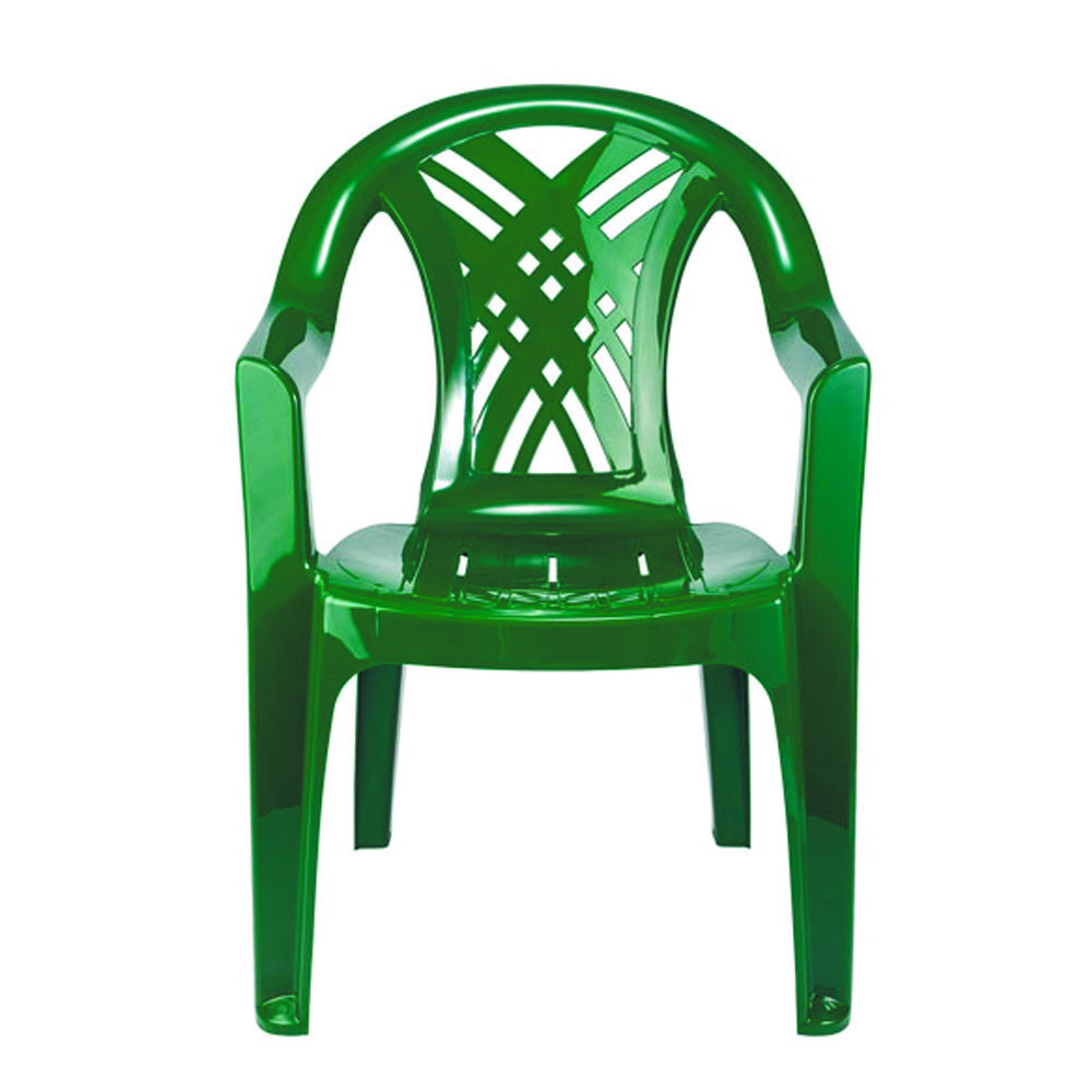 кресло пластиковое престиж 2 110 0034 660х600х840мм цвет зеленый Кресло пластиковое Стандарт Пластик Престиж-2 660х600х840 мм (110-0034)