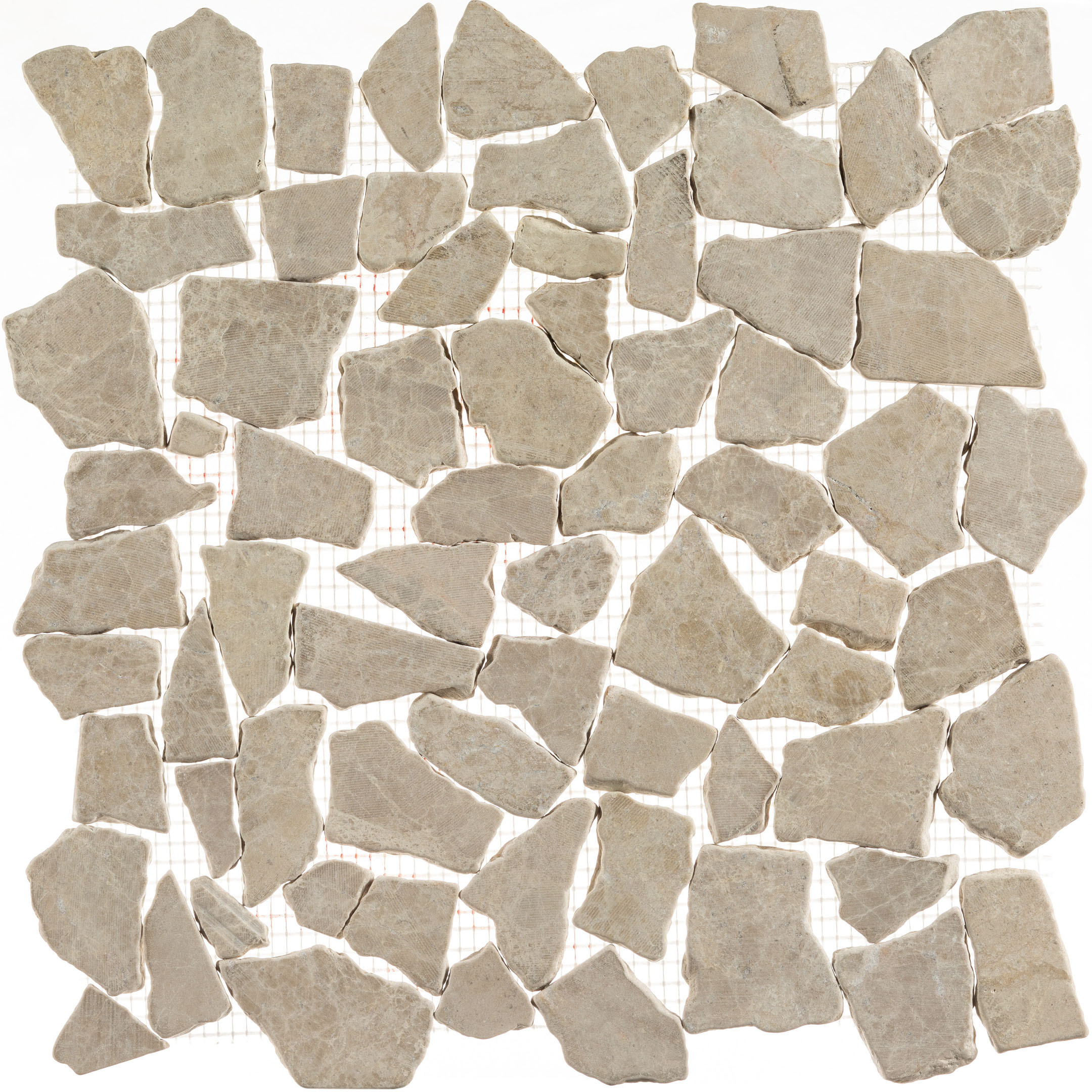 фото Мозаика mir mosaic natural paladium бежевая 01 из натурального камня 30,5х30,5 см матовая
