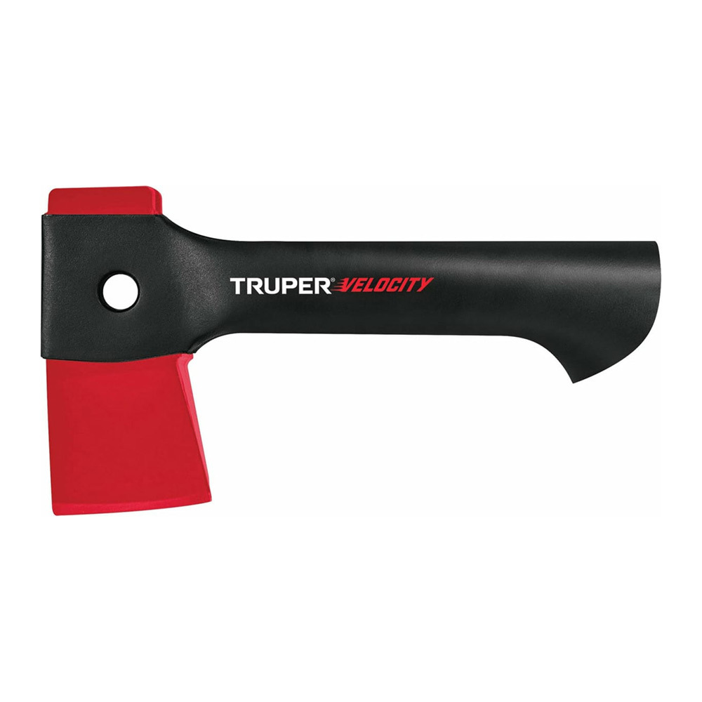 топор truper 101769 укороченная ручка 450 г 190 мм Топор походный кованый Truper (101769) композитная рукоятка 230 мм 0,45 кг в пластиковом чехле