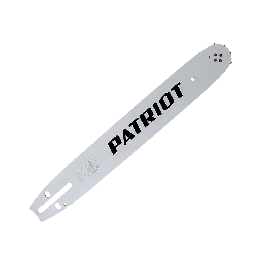 

Шина Patriot P140SPEA041 14" шаг 3/8" паз 1,3 мм 52 звена (867131450), Серебро