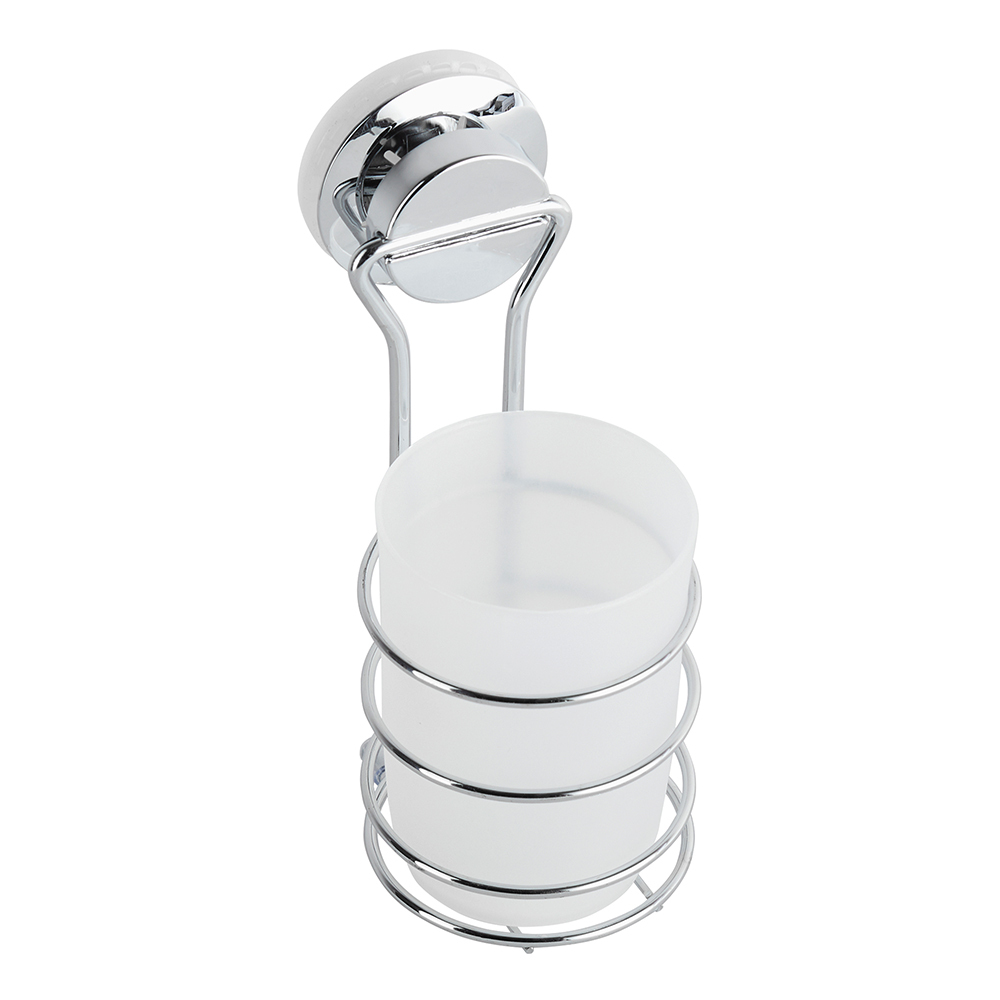 Стакан для ванной Fora Atlant с держателем стекло матовый/металл хром (A044/9837) стакан для ванной fora style с держателем стекло прозрачный металл хром st044