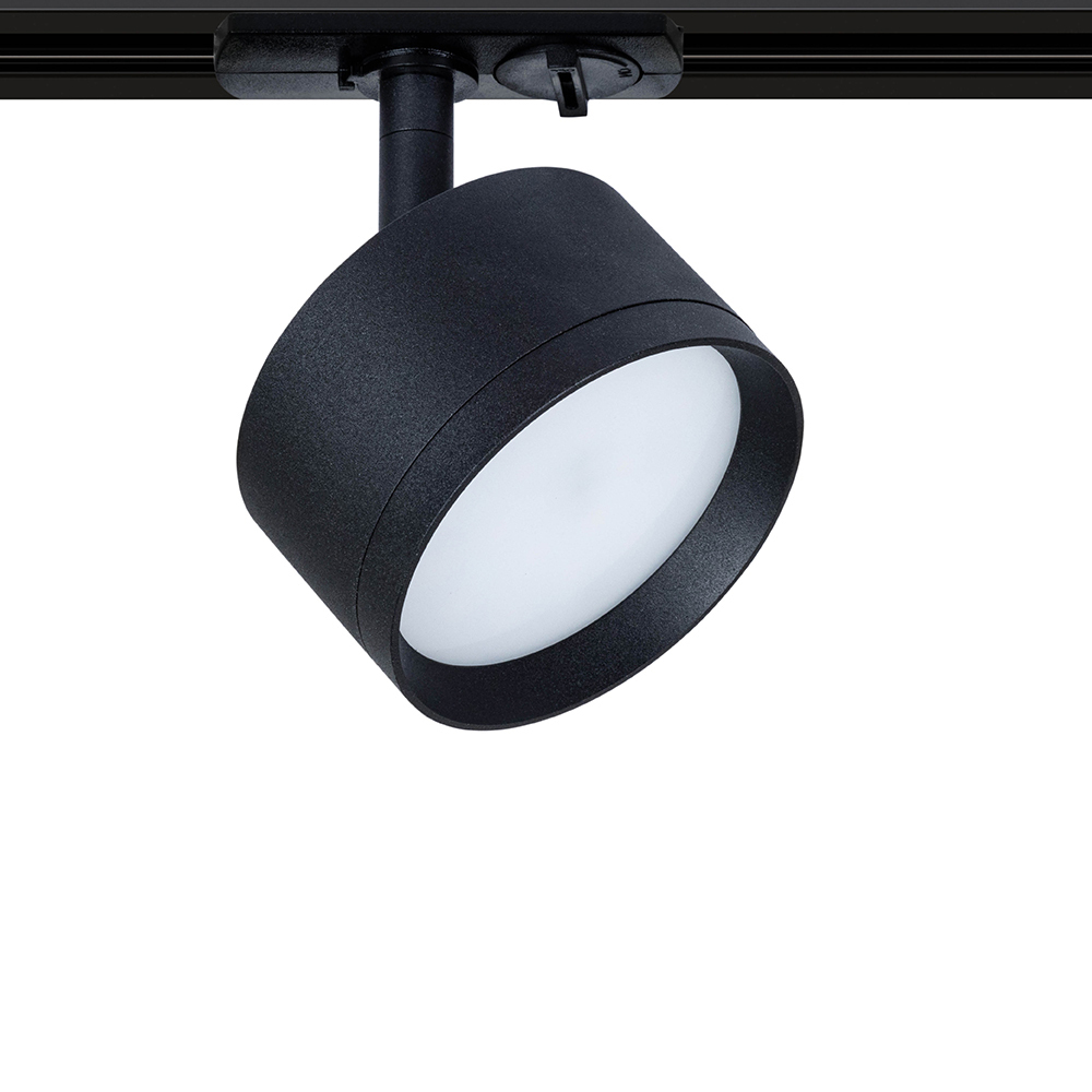 фото Трековый светильник однофазный arte lamp intercrus 15 вт gx53 4 кв.м черный (a5547pl-1bk)