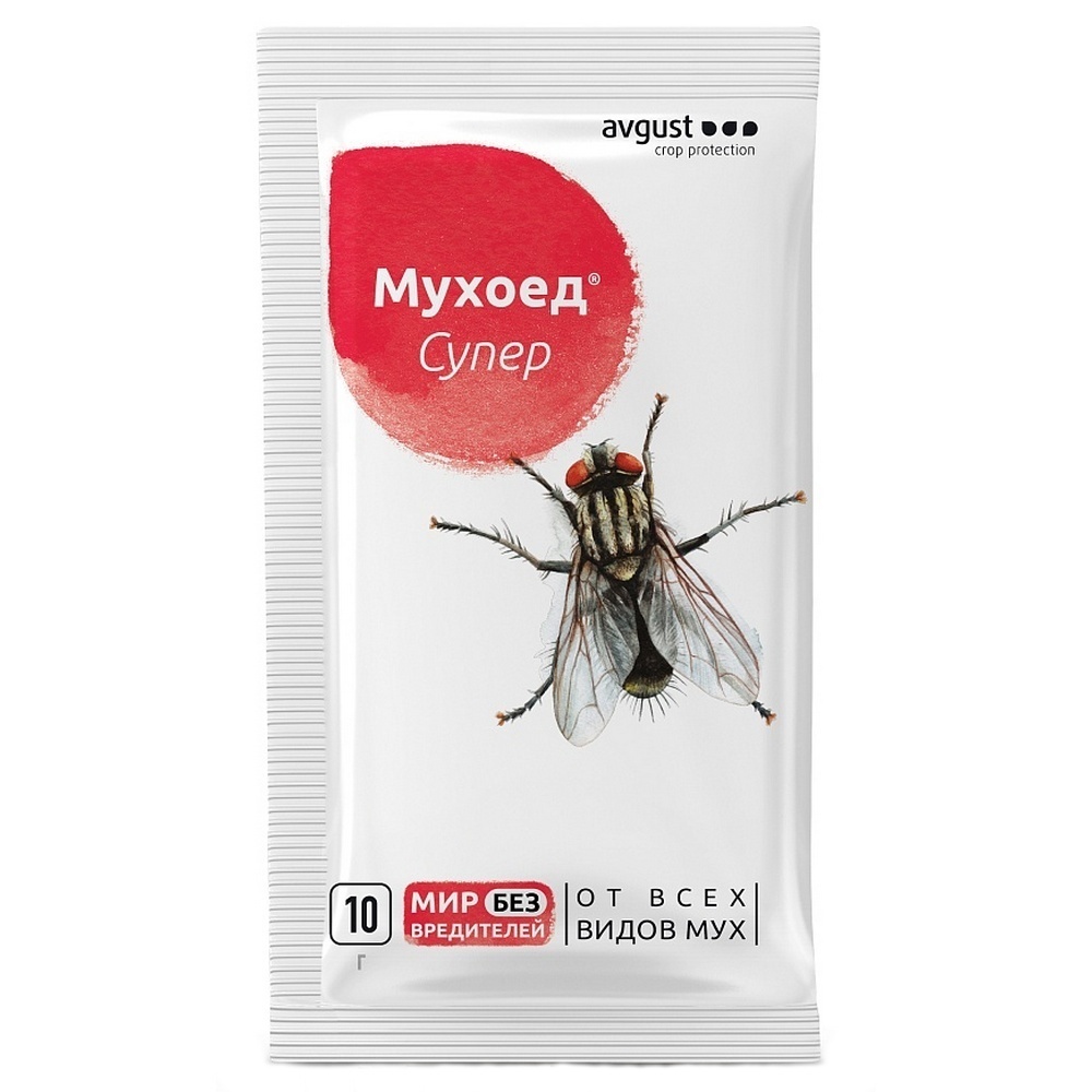 

Средство для защиты от мух гранулы Avgust Мухоед Супер 10 г