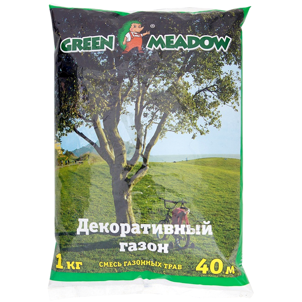 Семена газонной травы Декоративный газон для затененных мест Green Meadow 1 кг газон для затененных мест 1 кг зеленый ковер
