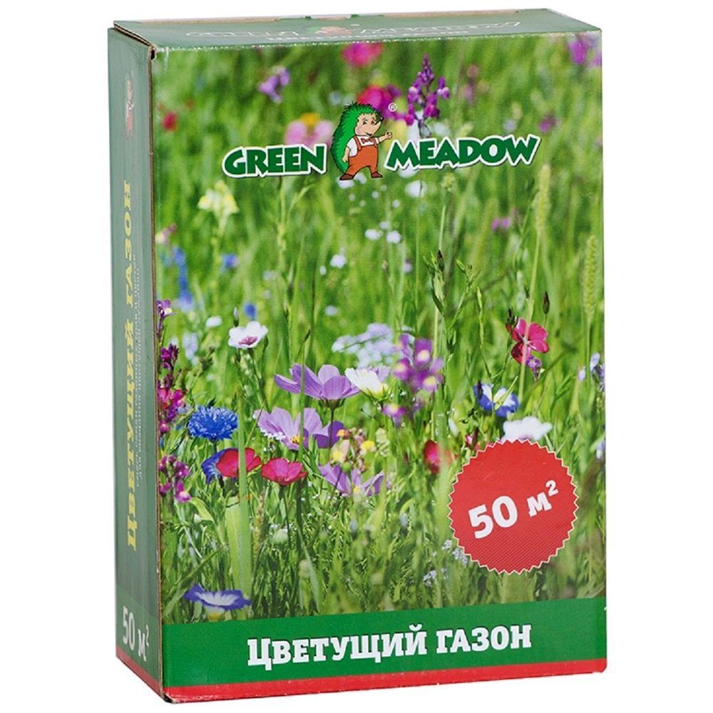 Семена газонной травы Цветущий мавританский газон Green Meadow 0,5 кг цветы рудбекия дварф смесь 0 02г р о