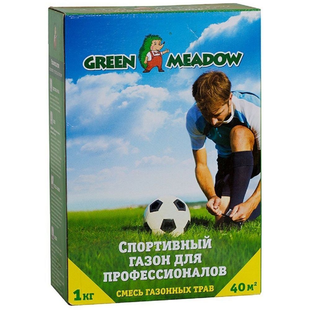 Семена газонной травы Спортивный газон для профессионалов Green Meadow 1 кг газон green meadow спорт для профессионалов 5 кг