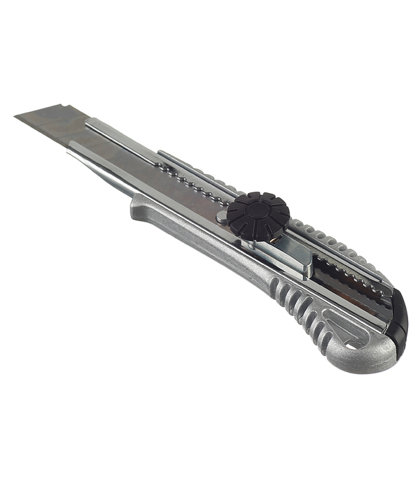 Нож строительный Hesler 18 мм с ломающимся лезвием стальной корпус нож строительный hesler 18 мм с ломающимся лезвием пластиковый корпус