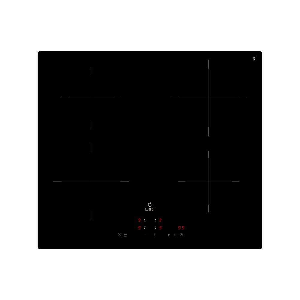 

Варочная панель индукционная Lex EVI 640A BL 4 конфорки черная