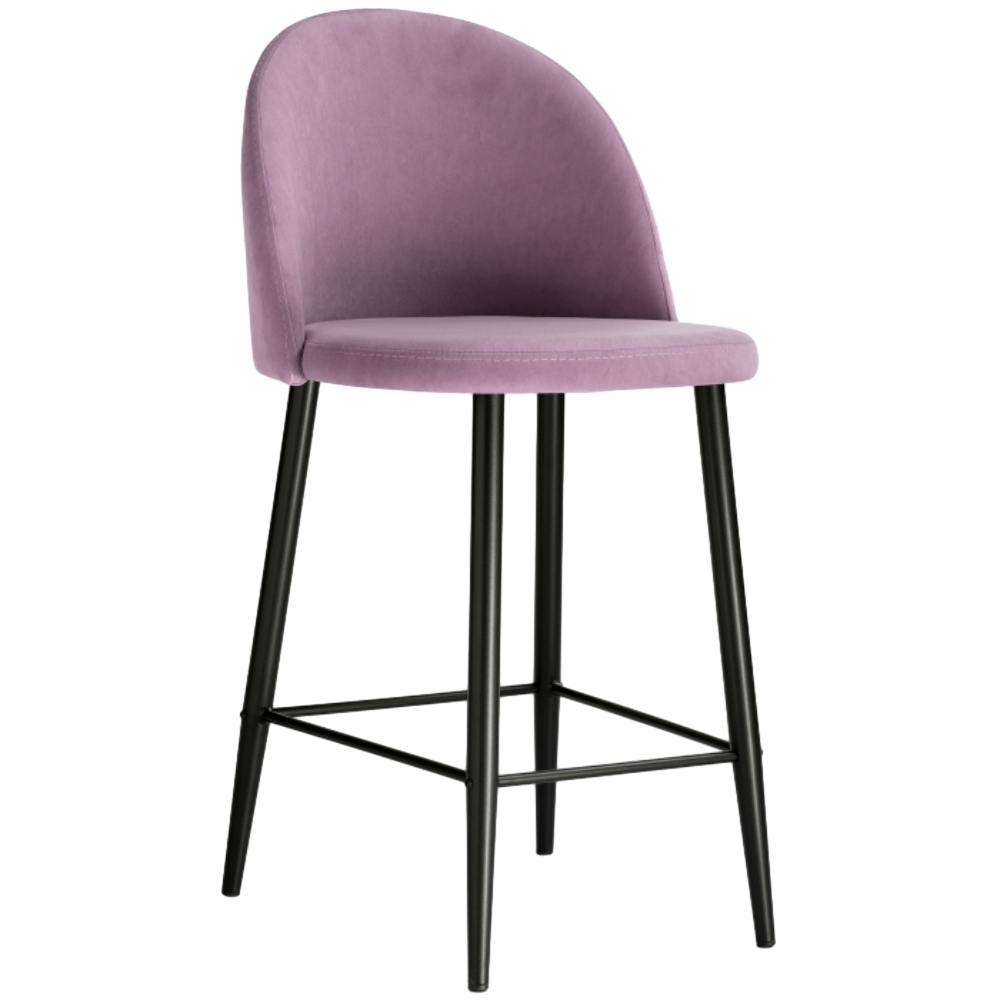Стул барный Амизуре лавандовый (448660) кожаное седло стул для кухни островка барный стул барный стул роскошный стол для ресторана барный стул седло барный стул