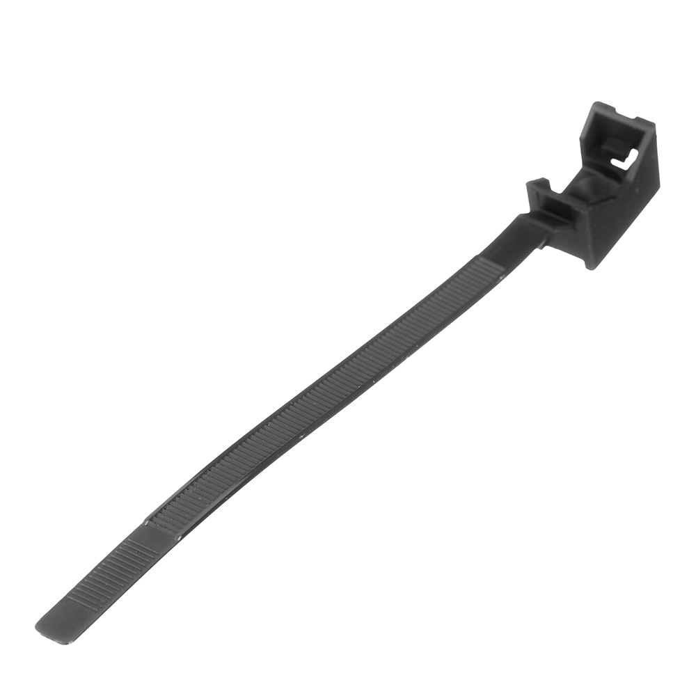 Ремешок для кабеля и труб Европартнер 16-32 мм атмосферостойкий черный (30 шт.) кронштейн сантехнический 110 мм пластик для крепления фановых труб