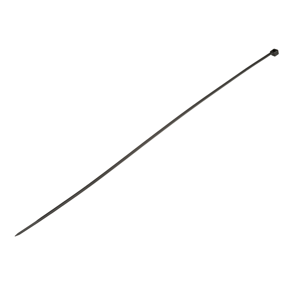 Стяжка кабельная Fortisflex КСС 300х3,5 мм нейлонoвая черная (100 шт.) (49413)