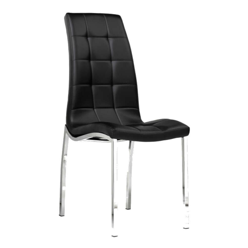 Стул DC2-092-2 черный (15732) dc2 092 2 белый стул серый хромированный металл