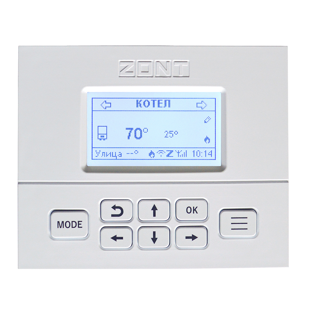 Панель управления Zont МЛ-753 (ML00006132) для контроллера отопления радиодатчик температуры и влажности zont zont мл 745