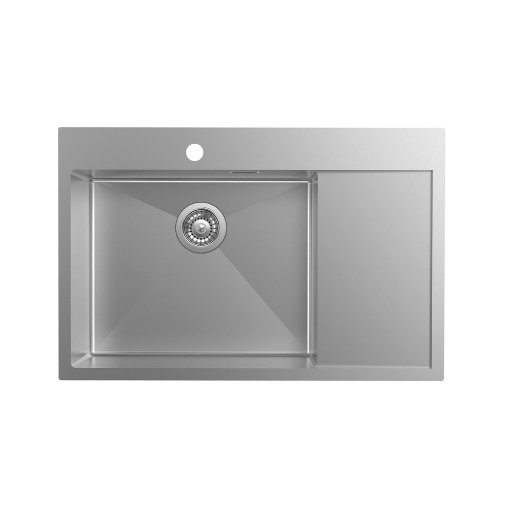 

Мойка для кухни Iddis Haze 78х51х20 см врезная левая с крылом сталь сатин (HAZ78SLi77)