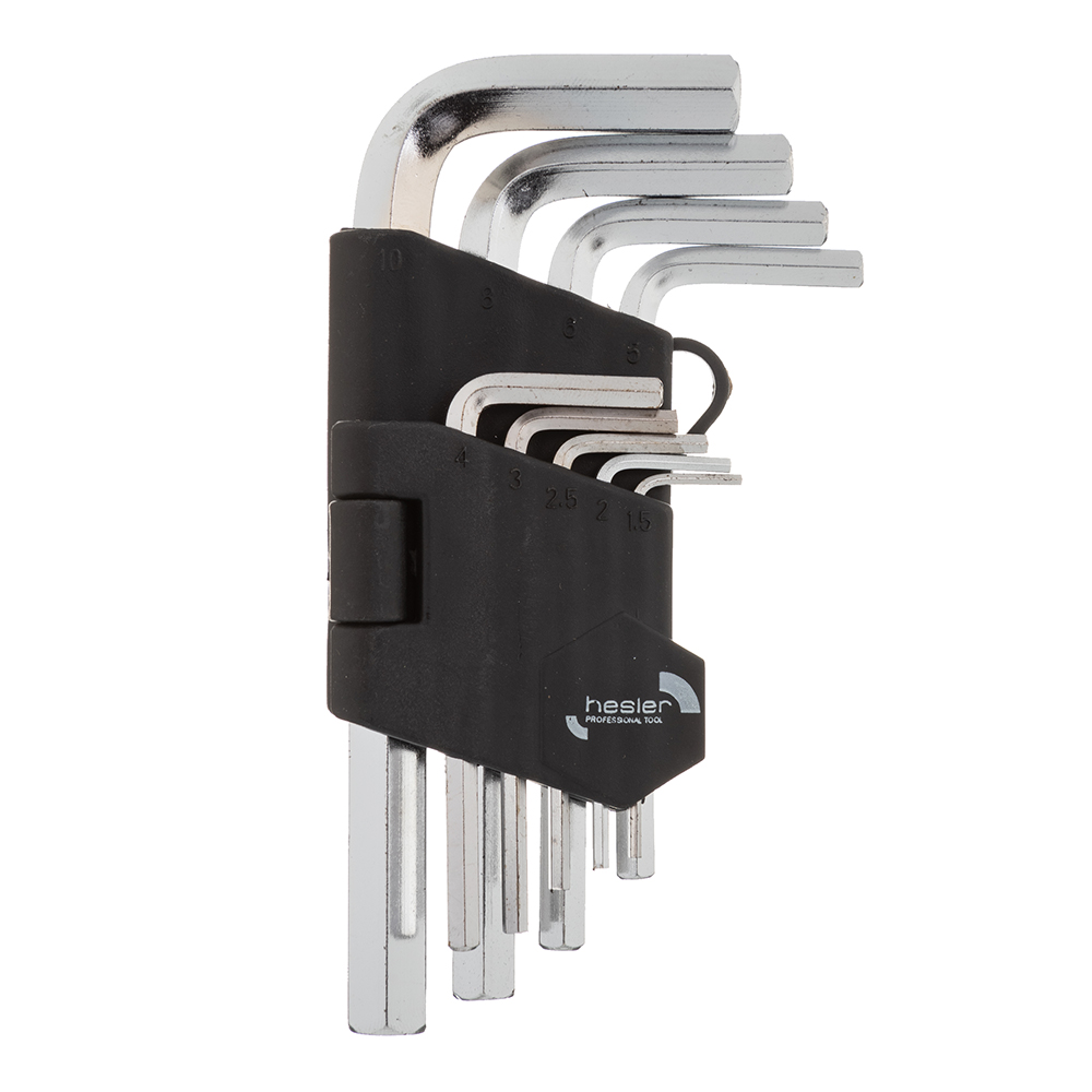 Ключ шестигранный Hesler 1,5-10 мм (9 шт.) набор ключей шестигранных лом 1 5 10 мм 9 шт