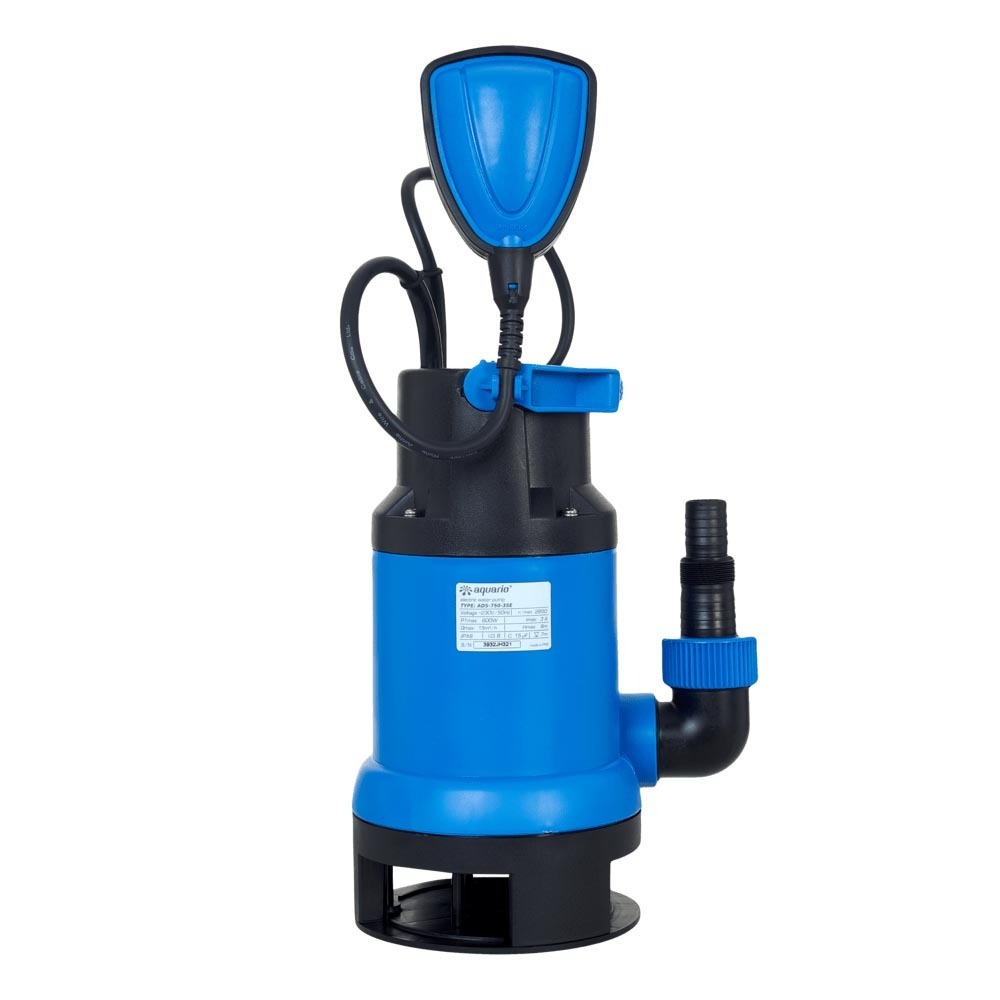 Насос дренажный Aquario ADS-900-35E для грязной воды 270 л/мин (1095) дренажный насос aquario ads 500 35e compact
