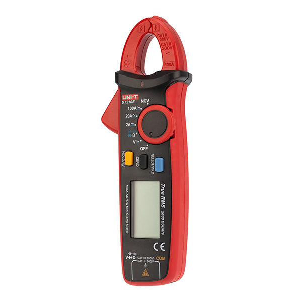 

Клещи токовые Unit (13-0009) UT-210E, Красно-черный