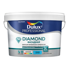 Краска водно-дисперсионная фасадная Dulux Professional Diamond белая основа BW 2,5 л