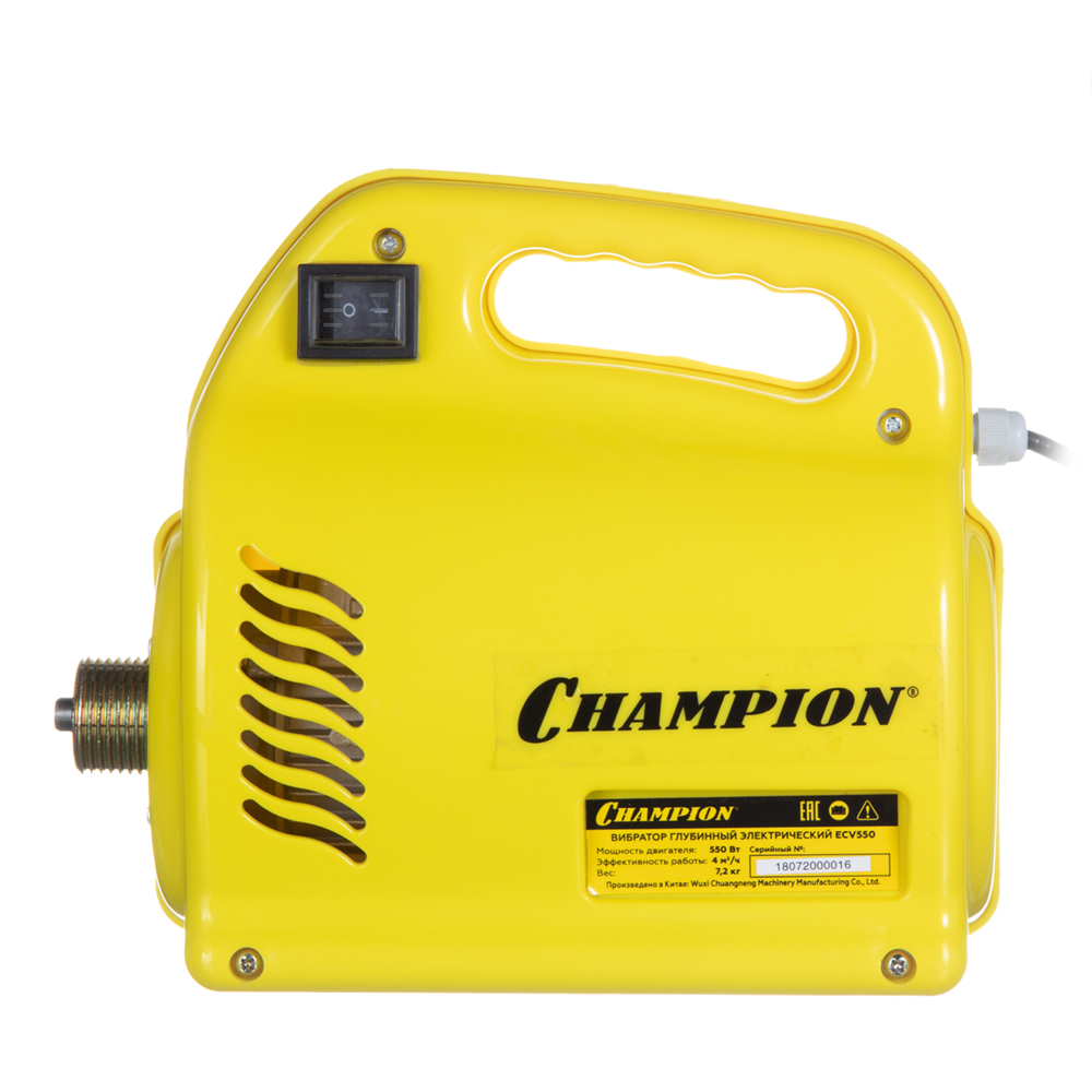 Вибратор электрический Champion ECV550 550 Вт глубинный
