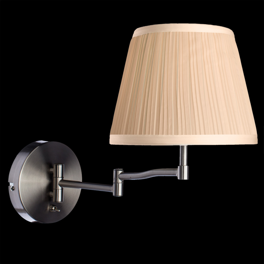 

Бра настенное ARTE LAMP CALIFORNIA (A2872AP-1SS) E27 60 Вт 220 В IP20, Кремовый