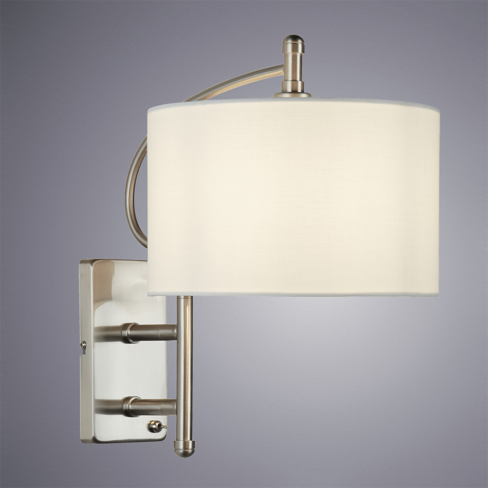 

Бра настенное ARTE LAMP ADIGE (A2999AP-1SS) E14 40 Вт 220 В IP20, Белый