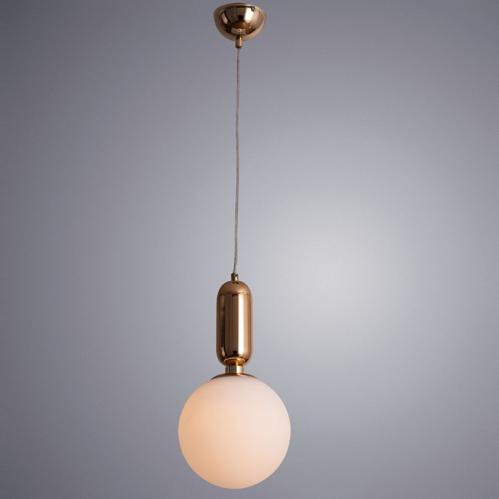 

Люстра подвесная ARTE LAMP BOLLA-SOLA (A3033SP-1GO) E27 25 Вт 220 В IP20, Белый