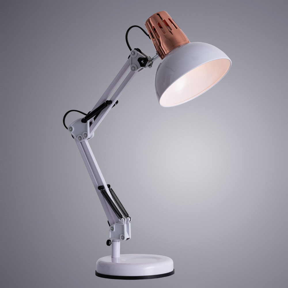 

Лампа настольная ARTE LAMP LUXO (A2016LT-1WH) E27 40 Вт 220 В IP20, Белый