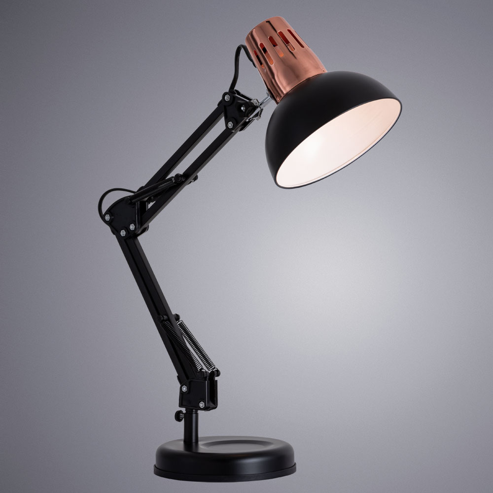 

Лампа настольная ARTE LAMP LUXO (A2016LT-1BK) E27 40 Вт 220 В IP20, Черный