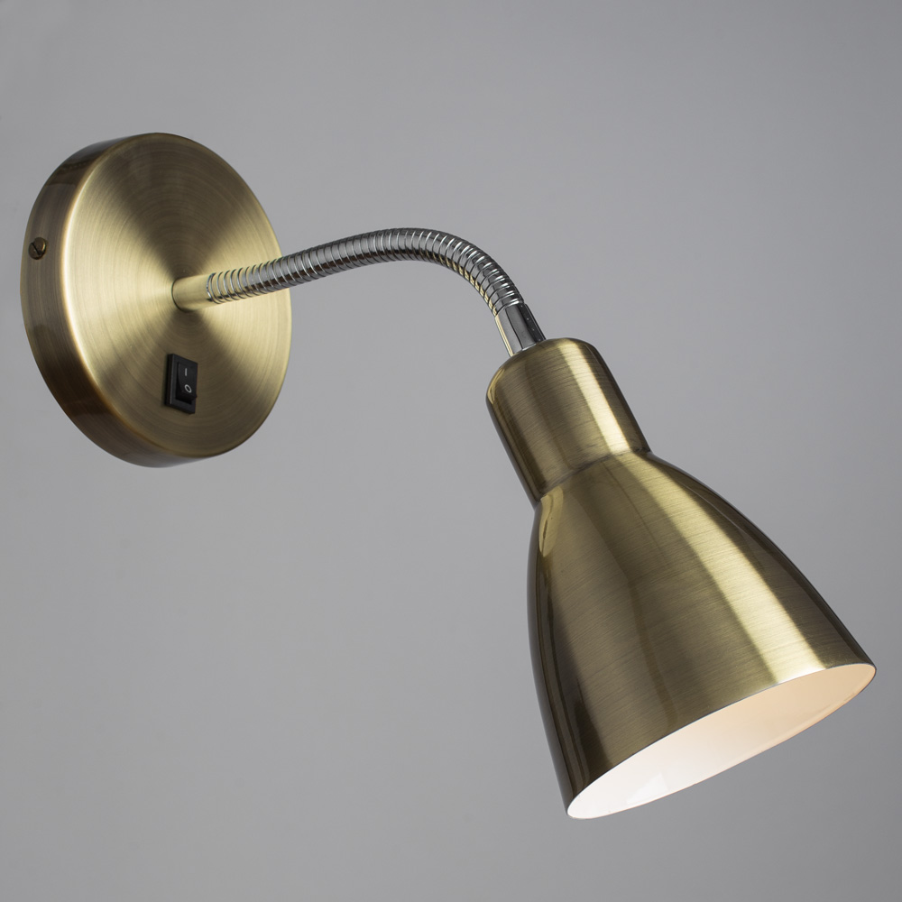 

Бра настенное ARTE LAMP DORM (A1408AP-1AB) E14 40 Вт 220 В IP20, Античная бронза