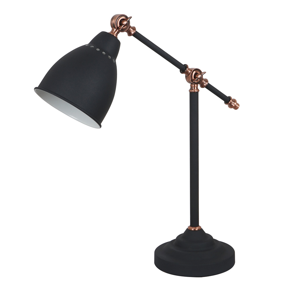 Лампа настольная ARTE LAMP BRACCIO (A2054LT-1BK) E27 60 Вт 220 В IP20