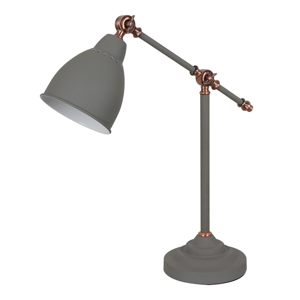 

Лампа настольная ARTE LAMP BRACCIO (A2054LT-1GY) E27 60 Вт 220 В IP20, Серый