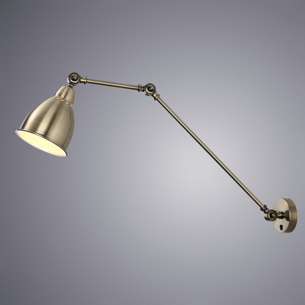 

Бра настенное ARTE LAMP BRACCIO (A2055AP-1AB) E27 60 Вт 220 В IP20