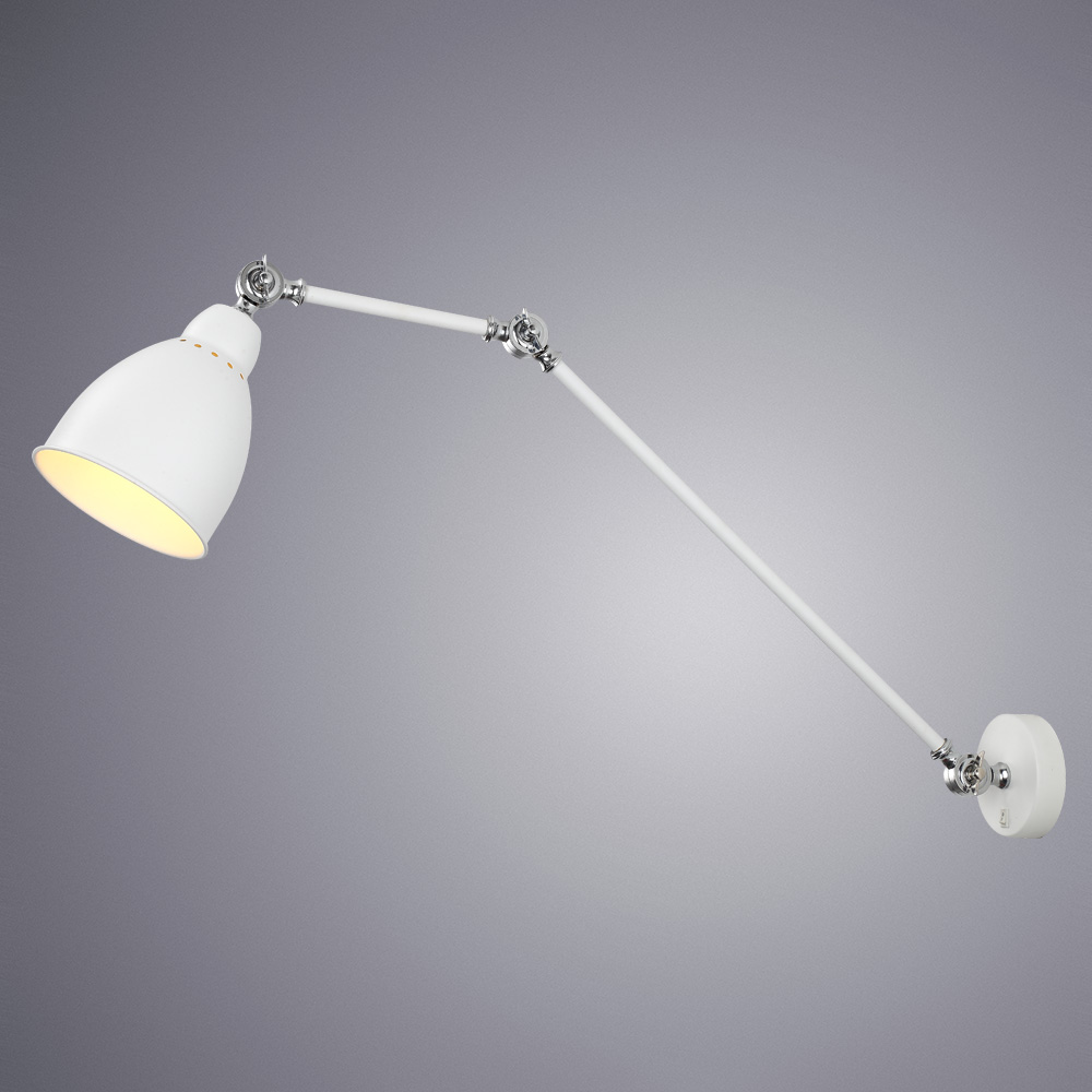 

Бра настенное ARTE LAMP BRACCIO (A2055AP-1WH) E27 60 Вт 220 В IP20