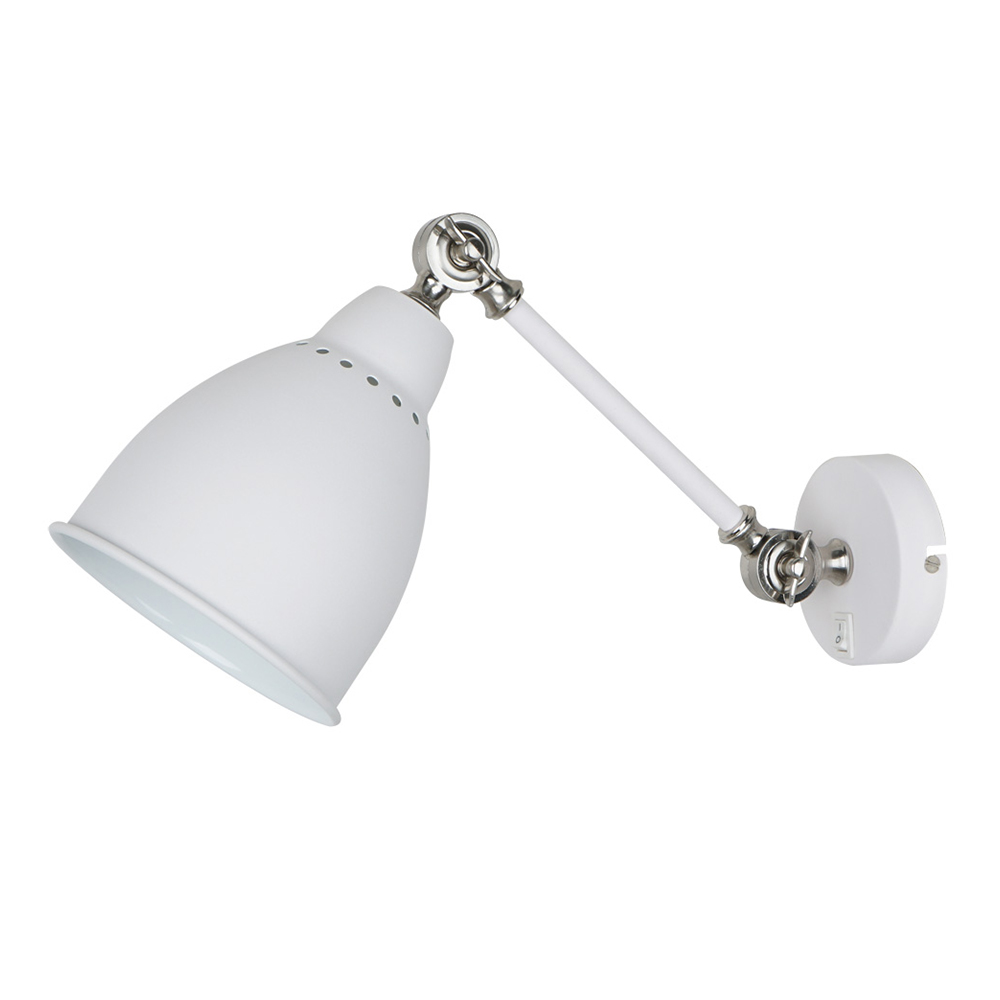 

Бра настенное ARTE LAMP BRACCIO (A2054AP-1WH) E27 60 Вт 220 В IP20