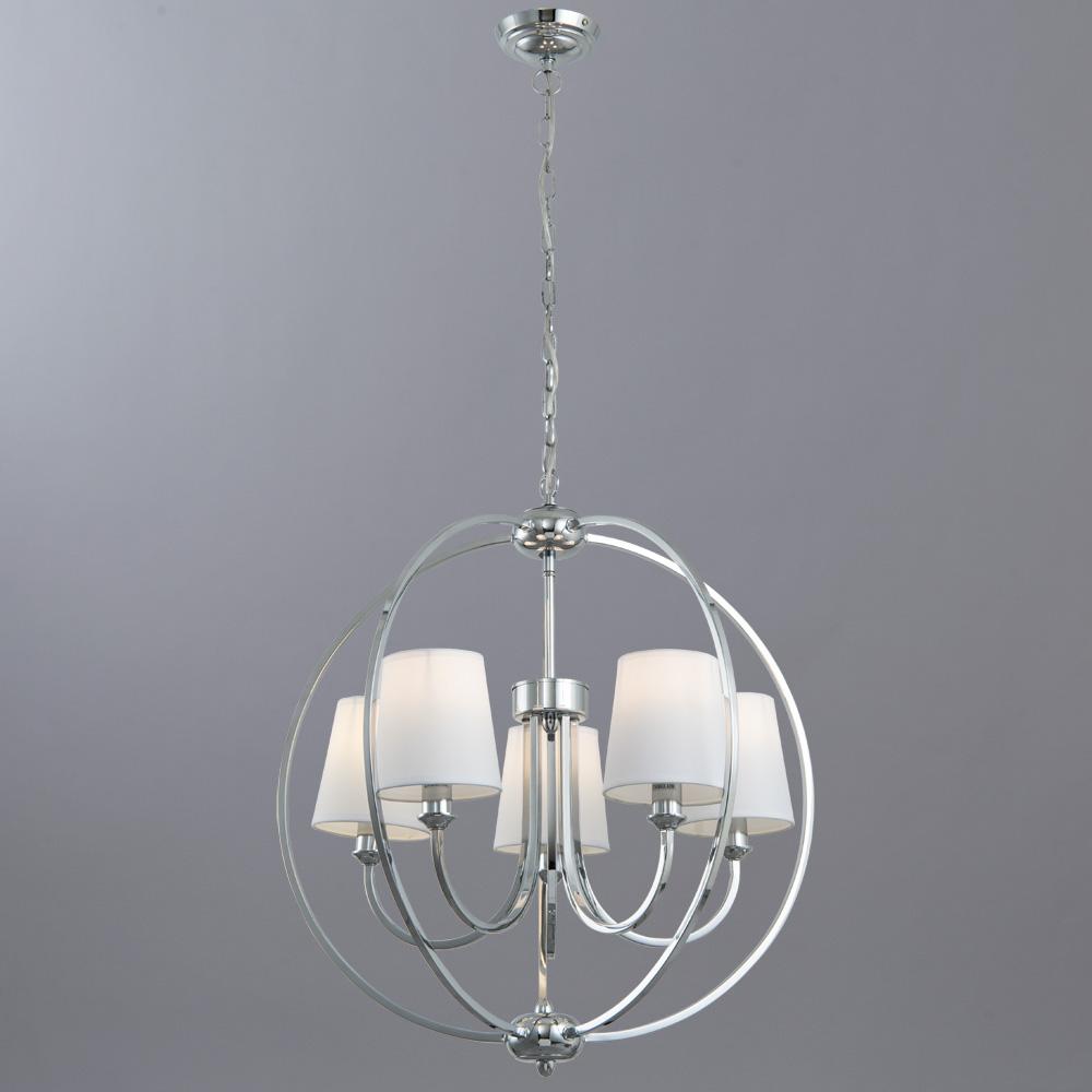 

Люстра потолочная ARTE LAMP PATRICIA (A9022SP-5CC) E14 40 Вт 220 В IP20, Белый