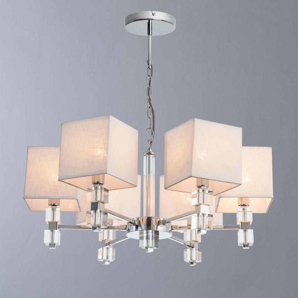 

Люстра подвесная ARTE LAMP NORTH (A5896LM-6CC) E14 60 Вт 220 В IP20, Белый