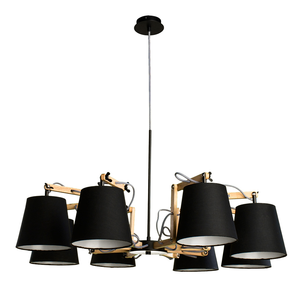 

Люстра подвесная ARTE LAMP PINOCCHIO (A5700LM-8BK) E14 40 Вт 220 В IP20, Черный